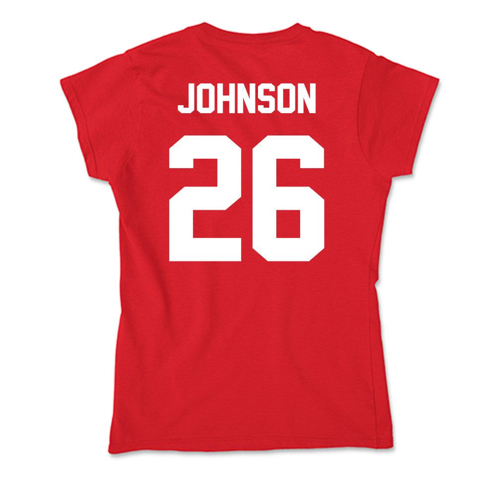 Rutgers - NCAA Women's Field Hockey : Camryn Johnson - Soft Style Women’s T-Shirt-1