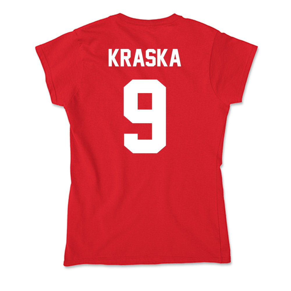 Rutgers - NCAA Softball : Stephanie Kraska - Soft Style Women’s T-Shirt-1