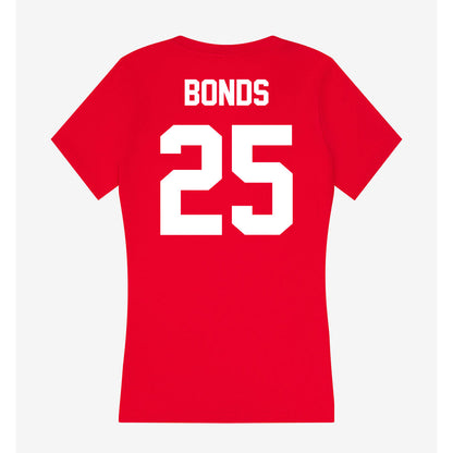 Rutgers - NCAA Baseball : Peyton Bonds - Women's V-Neck T-Shirt-1