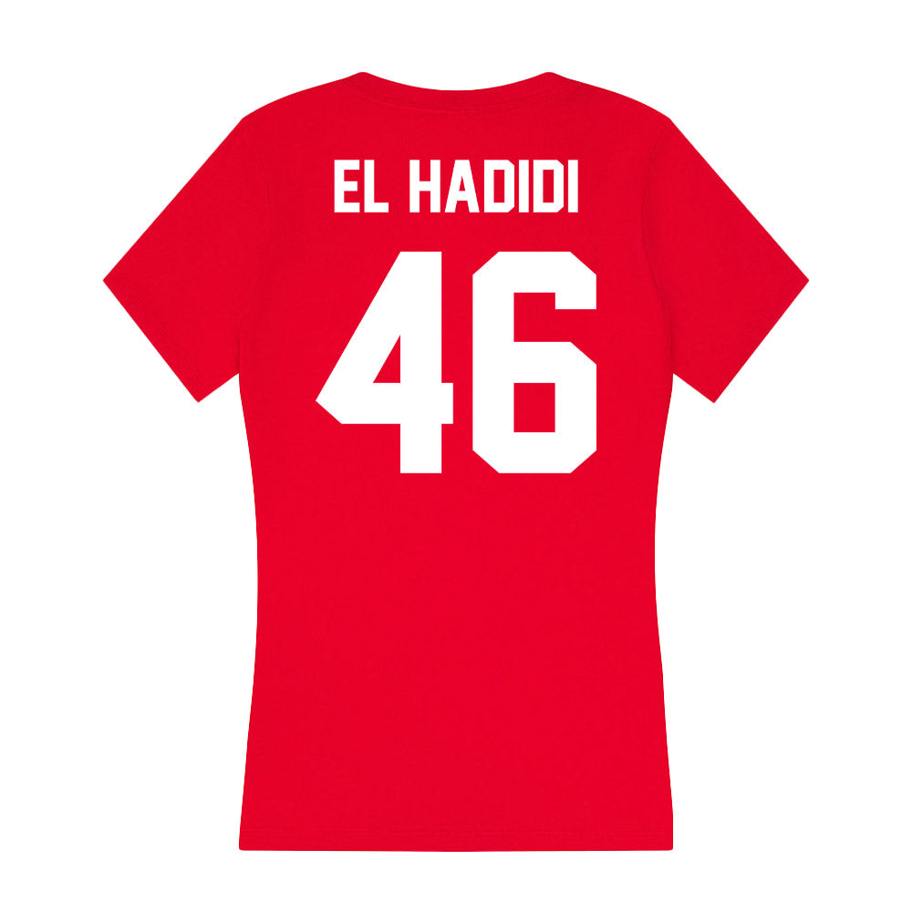 Rutgers - NCAA Football : Sammy El Hadidi - Women's V-Neck T-Shirt-1
