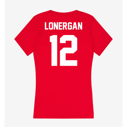 Rutgers - NCAA Football : Dylan Lonergan - Women's V-Neck T-Shirt-1