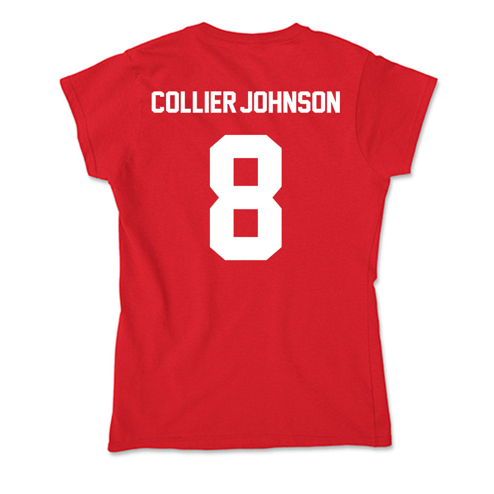 Rutgers - NCAA Football : Wydeek Collier-Johnson - Soft Style Women’s T-Shirt-1
