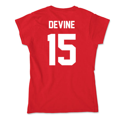 Rutgers - NCAA Women's Lacrosse : Erin Devine - Soft Style Women’s T-Shirt-1