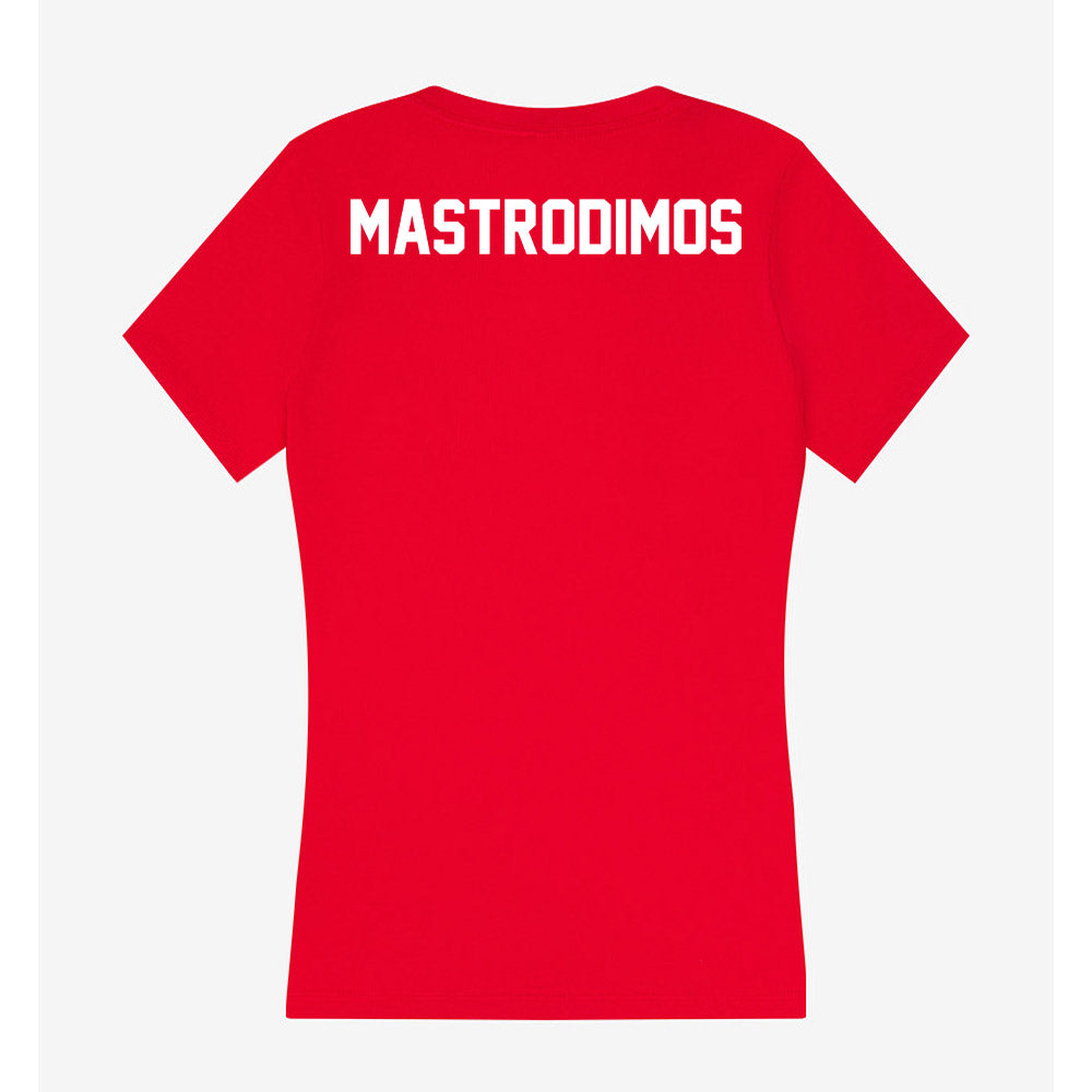 Rutgers - NCAA Men's Soccer : Zachary Mastrodimos - Women's V-Neck T-Shirt-1