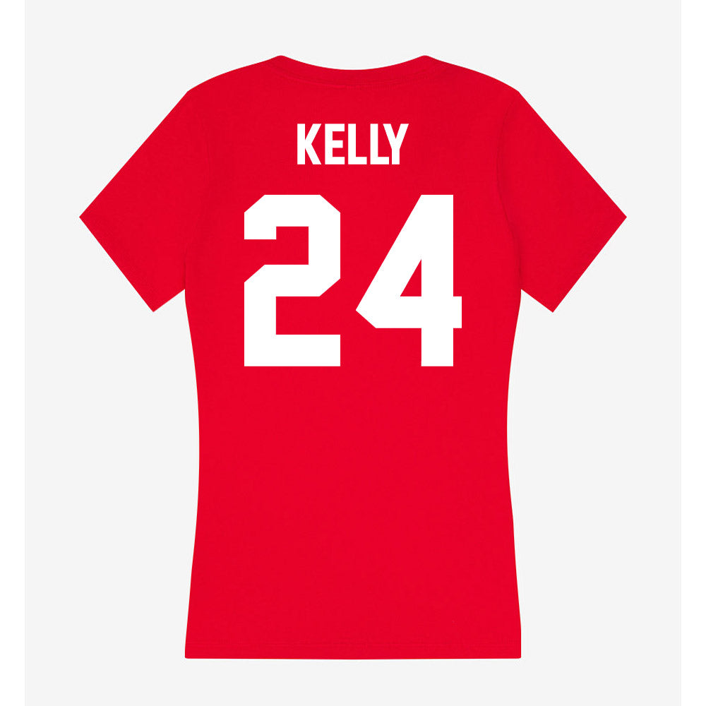 Rutgers - NCAA Men's Lacrosse : Mason Kelly - Women's V-Neck T-Shirt-1