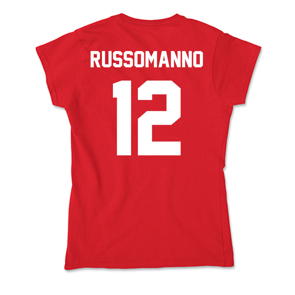 Rutgers - NCAA Women's Soccer : Olivia Russomanno - Soft Style Women’s T-Shirt-1