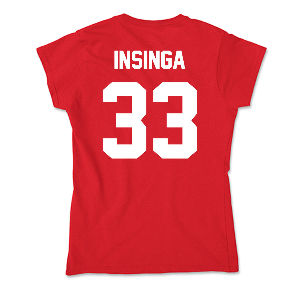Rutgers - NCAA Football : John Insinga - Soft Style Women’s T-Shirt-1