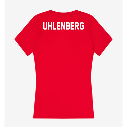 Rutgers - NCAA Women's Gymnastics : Donna Uhlenberg - Women's V-Neck T-Shirt-1