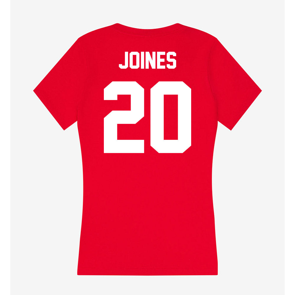 Rutgers - NCAA Football : Chris Joines - Women's V-Neck T-Shirt-1