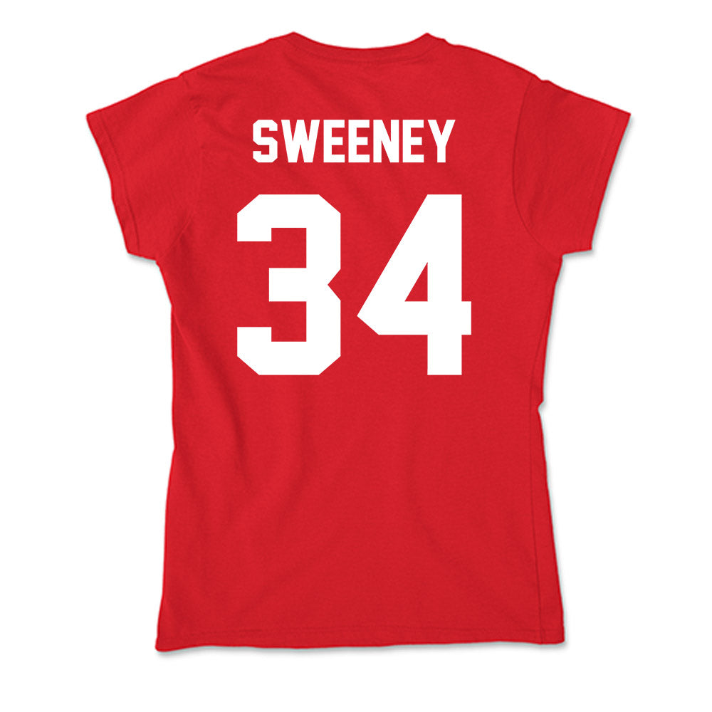 Rutgers - NCAA Baseball : Carrie Sweeney - Soft Style Women’s T-Shirt-1