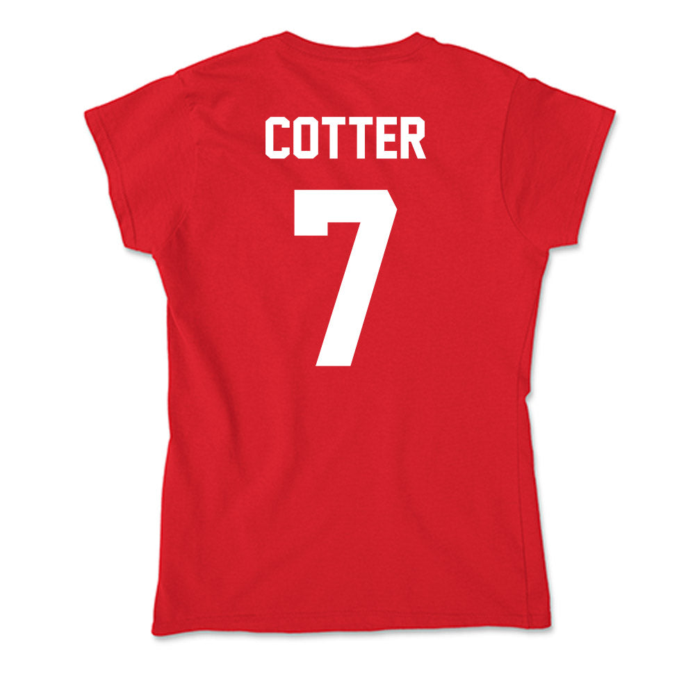 Rutgers - NCAA Women's Soccer : Kennedi Cotter - Soft Style Women’s T-Shirt-1