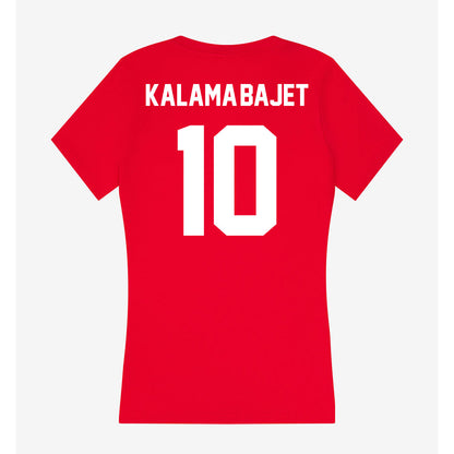 Rutgers - NCAA Women's Volleyball : Kaila Kalama-Bajet - Women's V-Neck T-Shirt-1