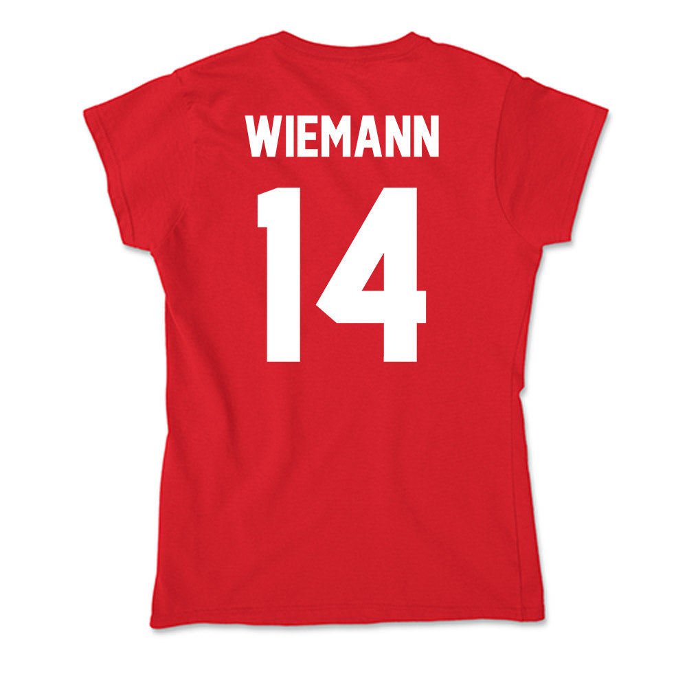 Rutgers - NCAA Women's Volleyball : Addison Wiemann - Soft Style Women’s T-Shirt-1