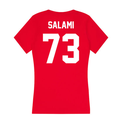 Rutgers - NCAA Football : Terrence Salami - Women's V-Neck T-Shirt-1