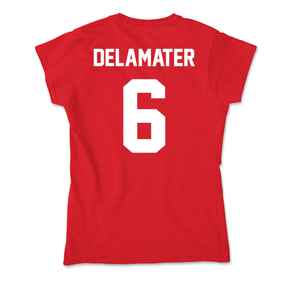 Rutgers - NCAA Women's Volleyball : Jenna DeLaMater - Soft Style Women’s T-Shirt-1