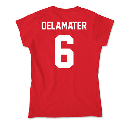 Rutgers - NCAA Women's Volleyball : Jenna DeLaMater - Soft Style Women’s T-Shirt-1