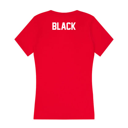 Rutgers - NCAA Men's Track & Field : Sincere Robinson - Women's V-Neck T-Shirt-1