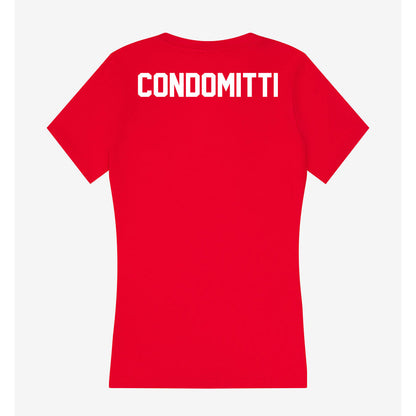 Rutgers - NCAA Wrestling : Dagen Condomitti - Women's V-Neck T-Shirt-1