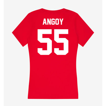 Rutgers - NCAA Football : Zaire Angoy - Women's V-Neck T-Shirt-1