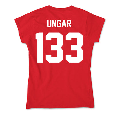 Rutgers - NCAA Wrestling : Brett Ungar - Soft Style Women’s T-Shirt-1