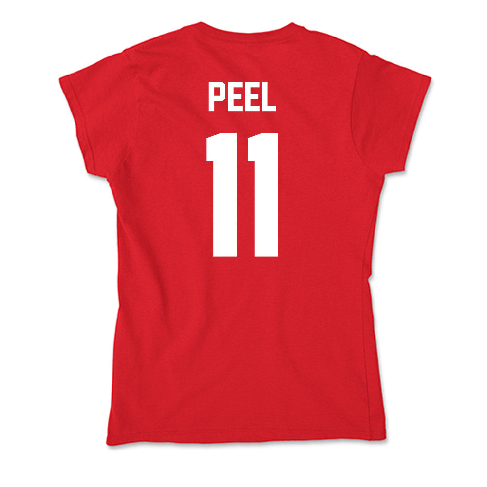 Rutgers - NCAA Baseball : Nolan Peel - Soft Style Women’s T-Shirt-1