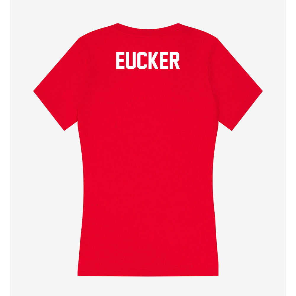 Rutgers - NCAA Women's Track & Field : Alianna Eucker - Women's V-Neck T-Shirt-1