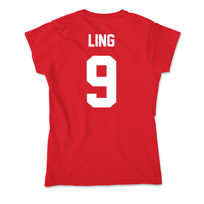 Rutgers - NCAA Women's Lacrosse : Caroline Ling - Soft Style Women’s T-Shirt-1