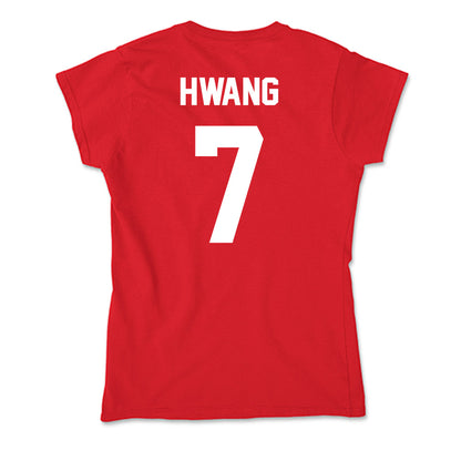 Rutgers - NCAA Softball : Riley Hwang - Soft Style Women’s T-Shirt-1