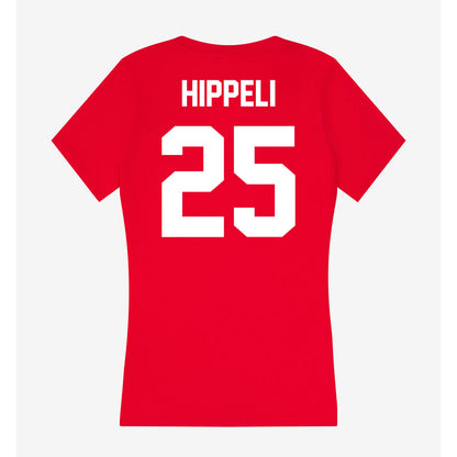 Rutgers - NCAA Women's Soccer : Morgan Hippeli - Women's V-Neck T-Shirt-1