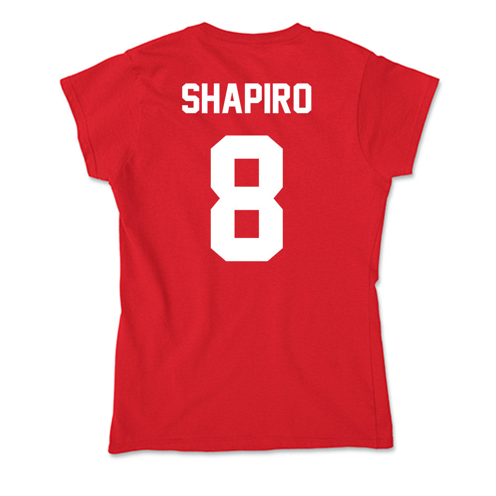 Rutgers - NCAA Baseball : Garrett Shapiro - Soft Style Women’s T-Shirt-1
