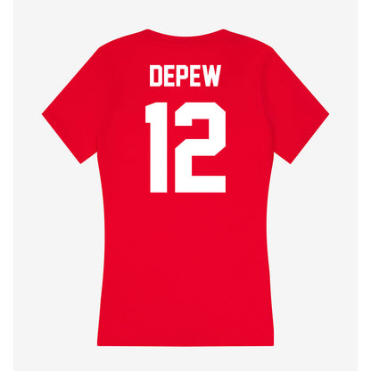 Rutgers - NCAA Softball : Laurelai DePew - Women's V-Neck T-Shirt-1