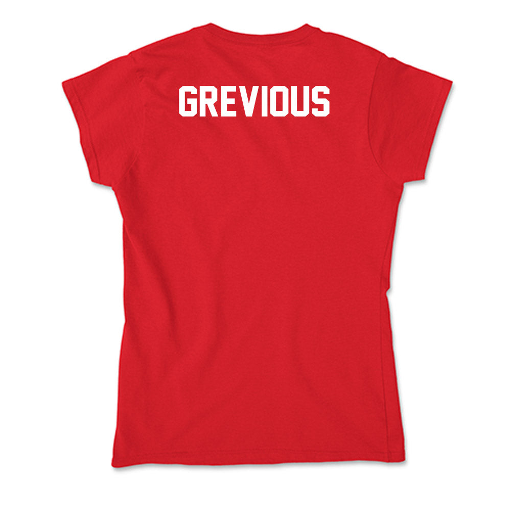 Rutgers - NCAA Men's Track & Field : Jayden Grevious - Soft Style Women’s T-Shirt-1