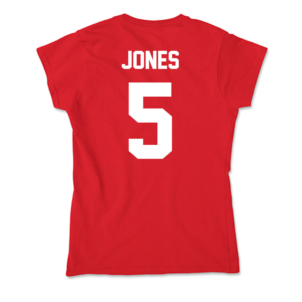 Rutgers - NCAA Football : Bradlee Jones - Soft Style Women’s T-Shirt-1