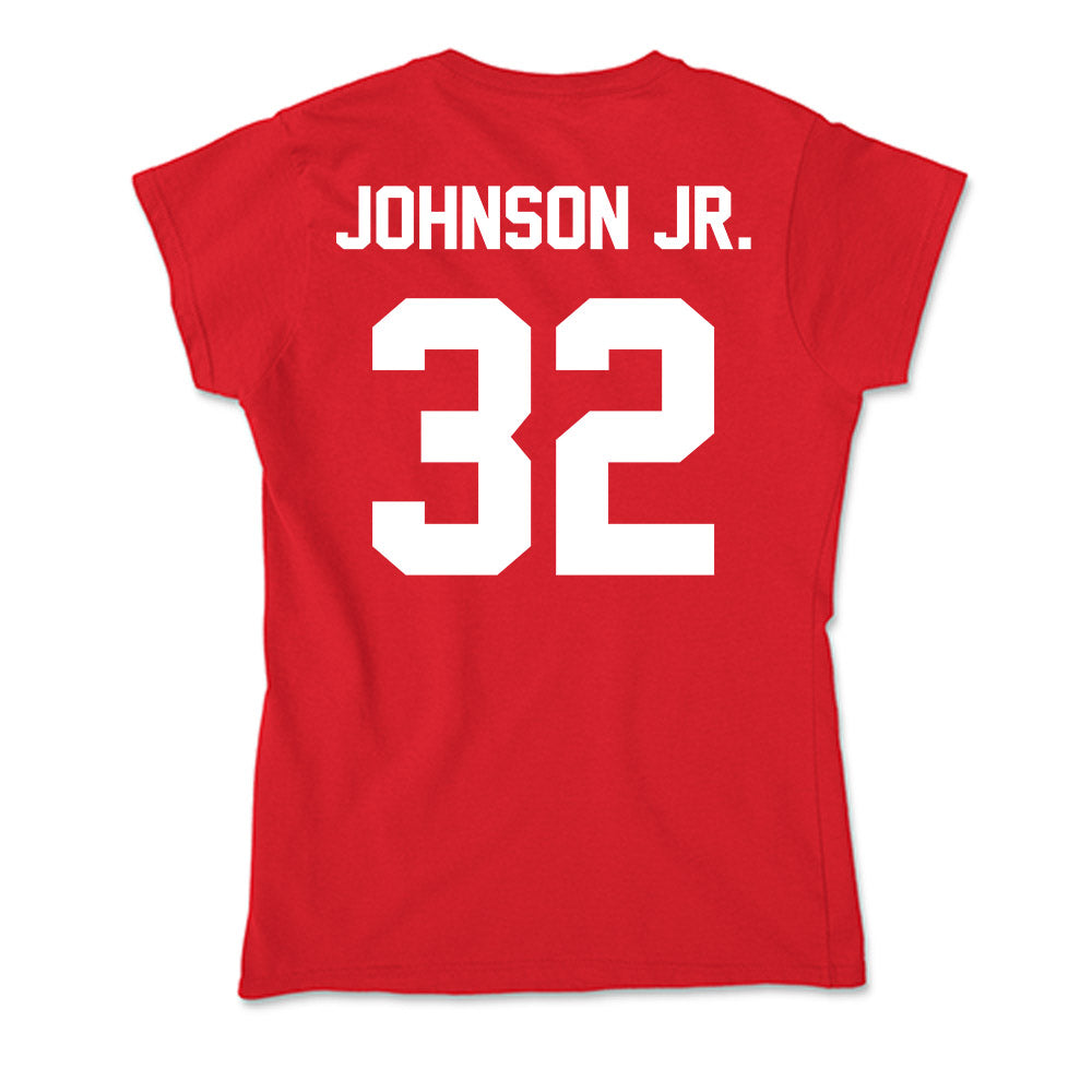 Rutgers - NCAA Football : RJ Johnson Jr. - Soft Style Women’s T-Shirt-1