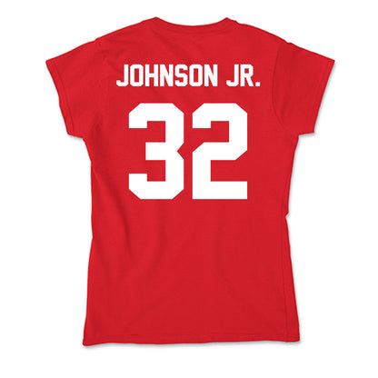 Rutgers - NCAA Football : RJ Johnson Jr. - Soft Style Women’s T-Shirt-1