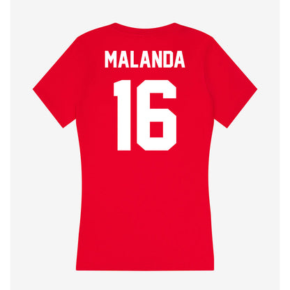 Rutgers - NCAA Women's Soccer : Jayme Malanda - Women's V-Neck T-Shirt-1