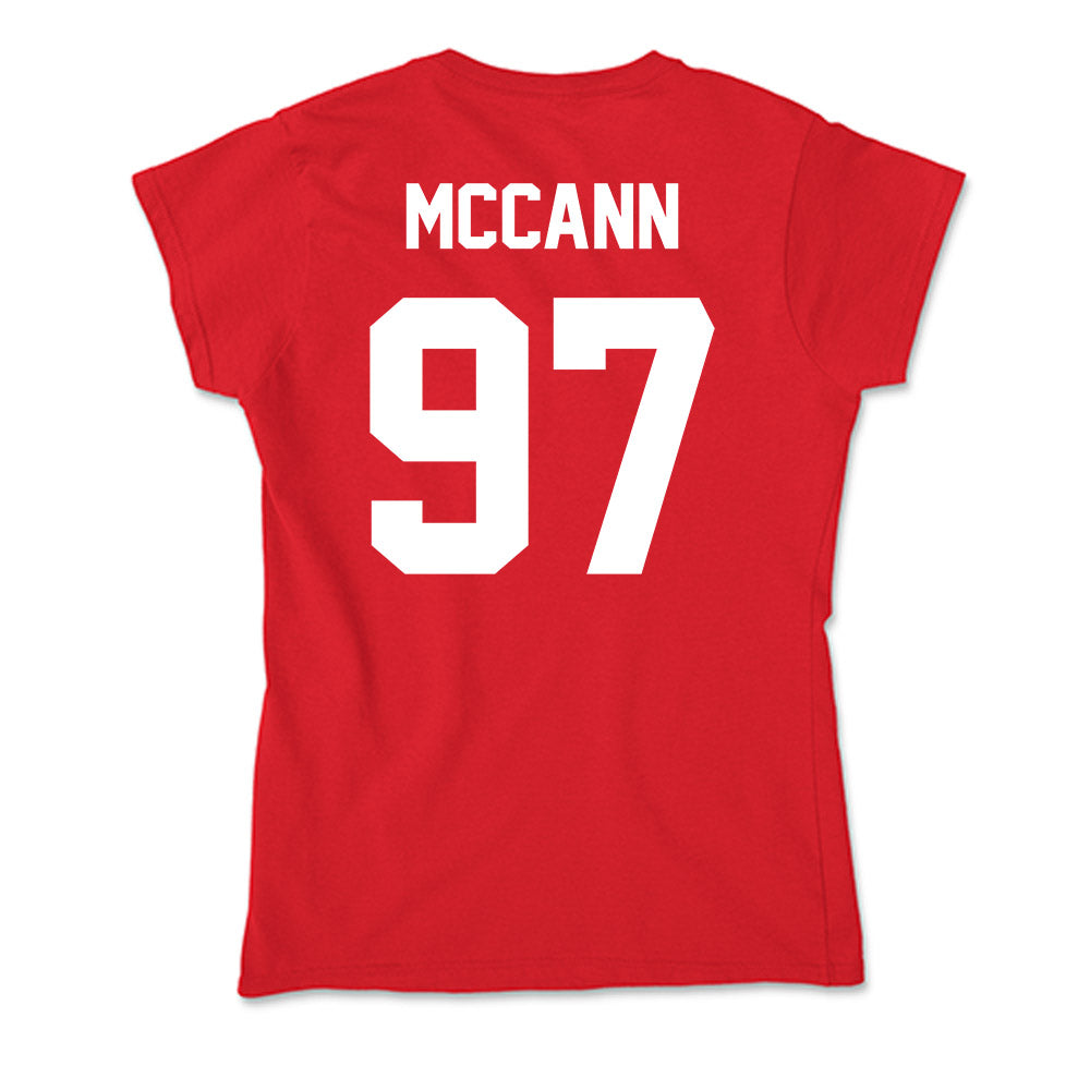 Rutgers - NCAA Football : Riley McCann - Soft Style Women’s T-Shirt-1