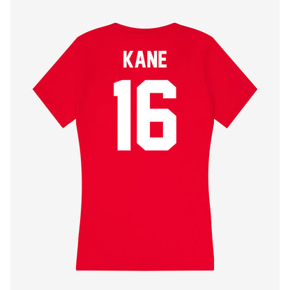 Rutgers - NCAA Baseball : Tyler Kane - Women's V-Neck T-Shirt-1