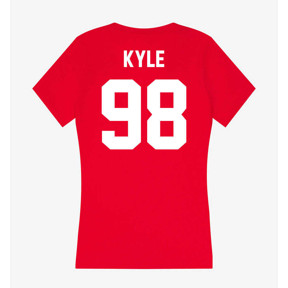 Rutgers - NCAA Football : Braxton Kyle - Women's V-Neck T-Shirt-1