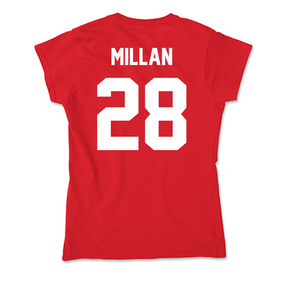 Rutgers - NCAA Softball : Rachel Millan - Soft Style Women’s T-Shirt-1