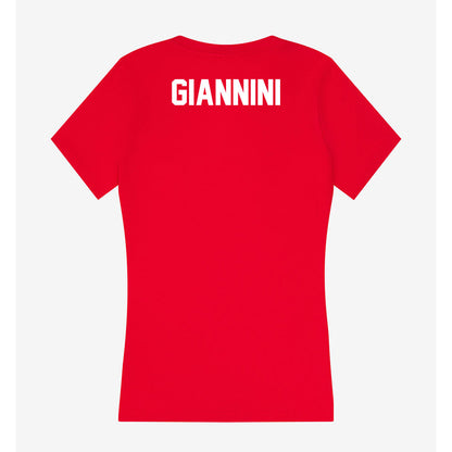 Rutgers - NCAA Women's Swimming & Diving : Valentina Giannini - Women's V-Neck T-Shirt-1