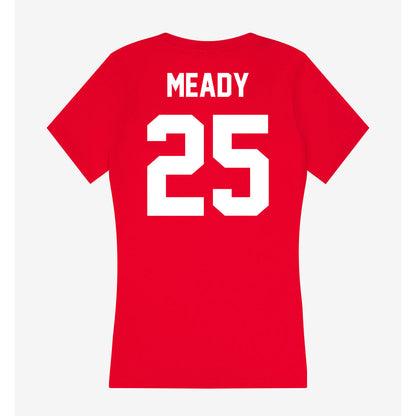 Rutgers - NCAA Baseball : Anthony Meady - Women's V-Neck T-Shirt-1
