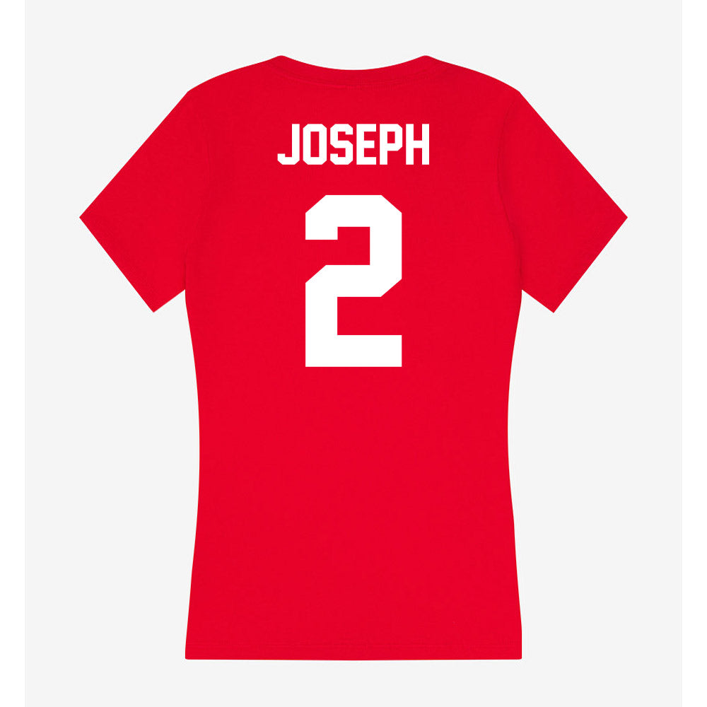 Rutgers - NCAA Women's Soccer : Julia Joseph - Women's V-Neck T-Shirt-1