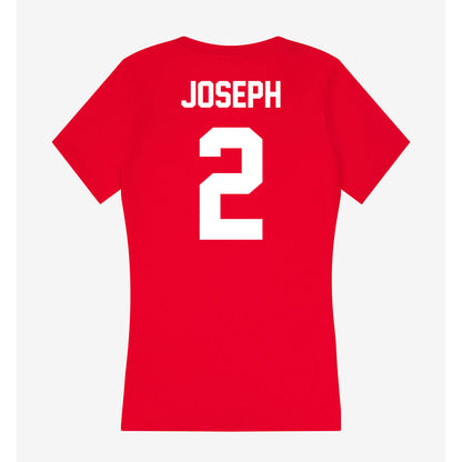 Rutgers - NCAA Women's Soccer : Julia Joseph - Women's V-Neck T-Shirt-1