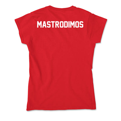 Rutgers - NCAA Men's Soccer : Zachary Mastrodimos - Soft Style Women’s T-Shirt-1