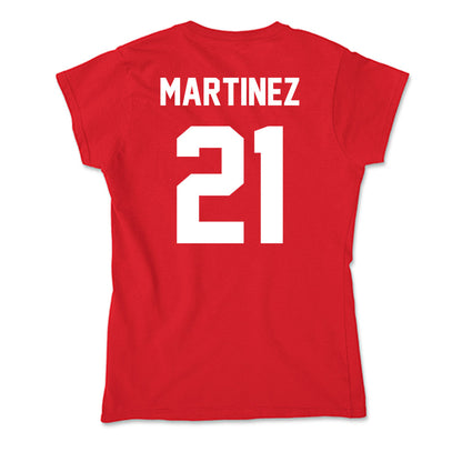 Rutgers - NCAA Women's Soccer : Sarah Martinez - Soft Style Women’s T-Shirt-1
