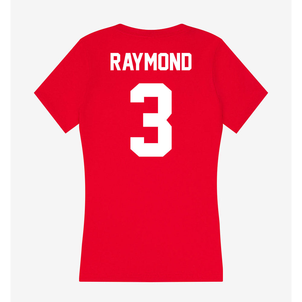 Rutgers - NCAA Football : Tanner Raymond - Women's V-Neck T-Shirt-1
