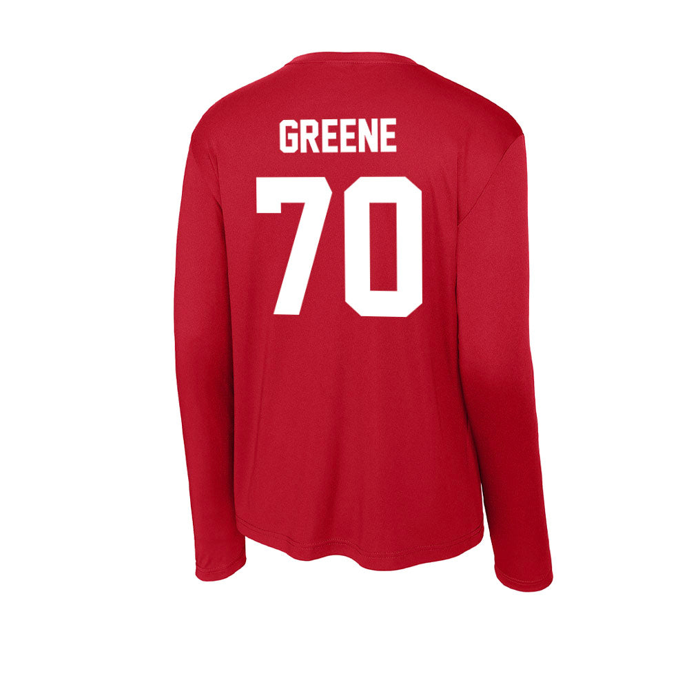 Rutgers - NCAA Football : Cameron Greene - Activewear Long Sleeve T-Shirt-1