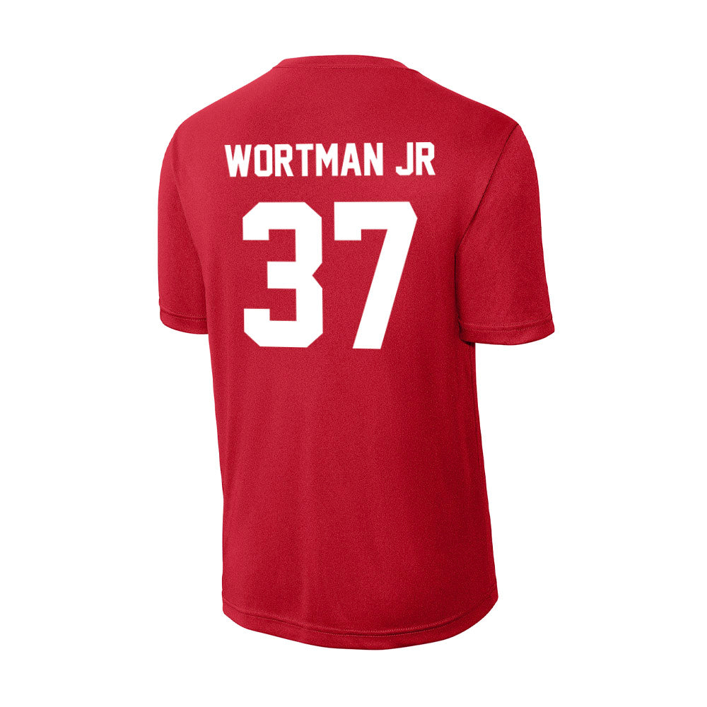 Rutgers - NCAA Football : RJ Wortman Jr - Activewear T-Shirt-1