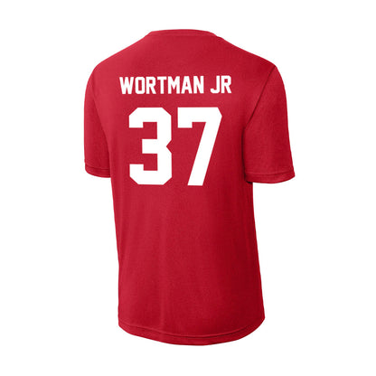 Rutgers - NCAA Football : RJ Wortman Jr - Activewear T-Shirt-1